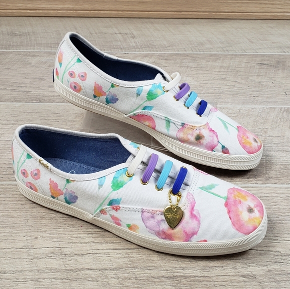 Keds Sneakers Taylor Swift Watercolor Flowers Hear